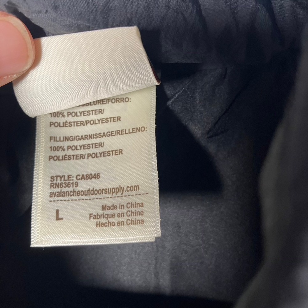 Avalanche Outdoor Supply Men's Quilted Insulated Vest Size L Black MSRP $98 New - Picture 7 of 15